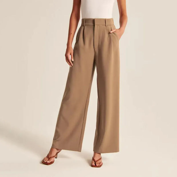 Women's High Waist Wide Leg Pants - Sara closet