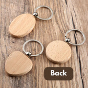 Engraved Wood Heart Keychain: Personalized Wedding Gift! - Sara closet