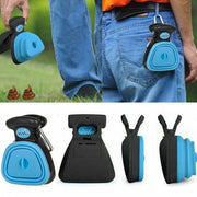 "Foldable Dog Poop Scoop: Conveniently clean up after your pet with this portable, space-saving tool for hassle-free walks."