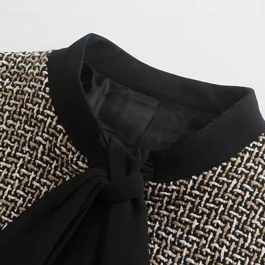 Vintage Long Sleeve Tweed Jacket - Sara closet