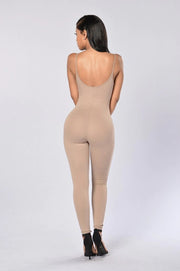 Sportswear Slim Jumpsuit - Streamlined and Functional Activewear for Performance