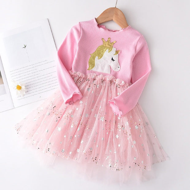 Unicorn Sparkling Dress - Sara closet