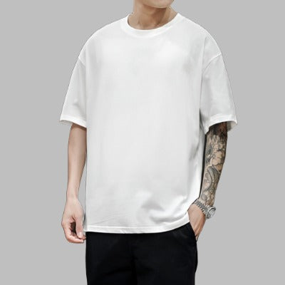 Solid Hip Hop T-Shirt - Bold and Versatile Design for Streetwear Style.