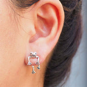 Adorable frog earrings for women, adding a touch of whimsy and charm to any outfit. Crafted with attention to detail, these earrings feature cute frog motifs, perfect for adding personality to your style.