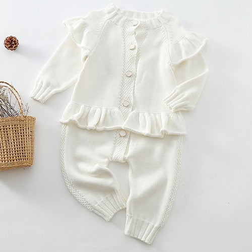 Baby Girls Knitting Jumpsuit - Sara closet