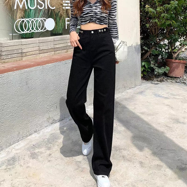"High Waist Wide Leg Pants - Elevate Your Wardrobe with Chic and Versatile Silhouette. Effortless Style for Any Occasion."