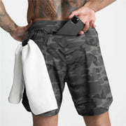 Men's exercise shorts, designed for comfort and performance during workouts. Featuring moisture-wicking fabric and a relaxed fit, these shorts provide freedom of movement and ventilation for intense training sessions."