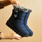 Cozy and Fashionable Women's Plush Snow Boots