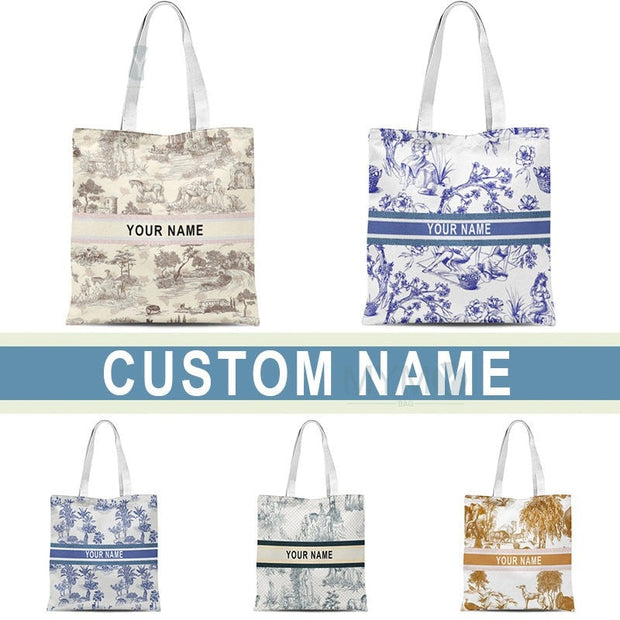 Personalized Name Luxury Tote Bag - Sara closet