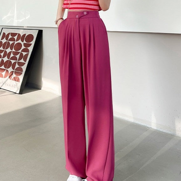 High Waist Straight Stacked Pants - Elevate Your Style with Sleek and Versatile Design. Perfect for Effortless Chic Looks and All-Day Comfort.
