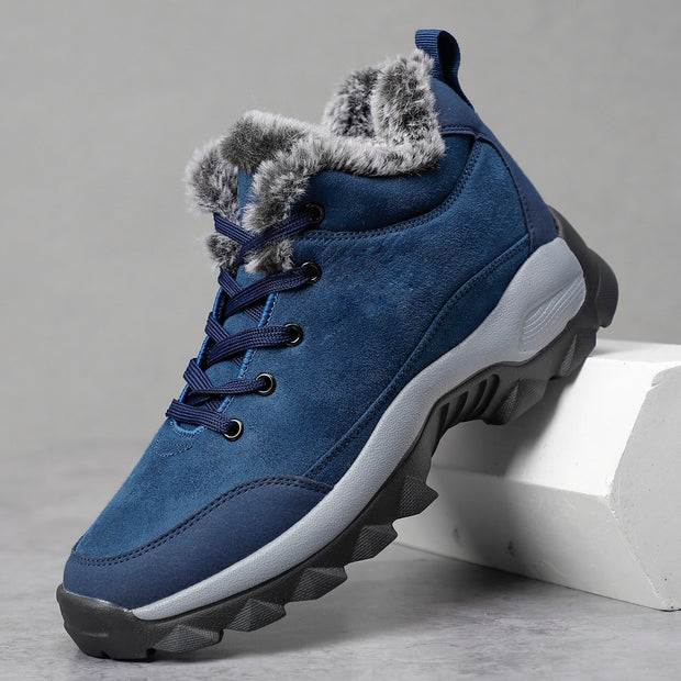 Men Warm Fluff Boots - Cozy and Stylish Footwear for Cold Weather Comfort