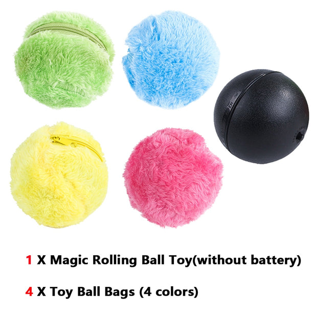 "Magic Rolling Ball Toy: Stimulating play for your pet, encouraging exercise and entertainment with its captivating and unpredictable movements."