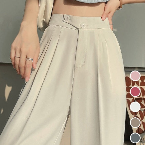 High Waist Straight Stacked Pants - Elevate Your Style with Sleek and Versatile Design. Perfect for Effortless Chic Looks and All-Day Comfort.
