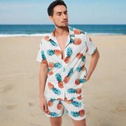 Men's set with fruit prints, showcasing a vibrant array of fruity designs for a playful twist. Perfect for adding a pop of color and personality to your wardrobe.