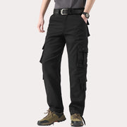 Men's tactical loose pants, combining durability and flexibility for outdoor activities. With reinforced stitching and multiple pockets, these pants are perfect for hiking, camping, or tactical training.