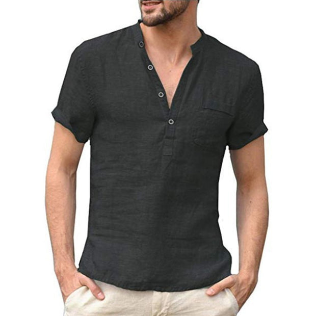 Men's Casual Short-Sleeve T-shirt - Comfortable and Versatile Tee for Everyday Wear.