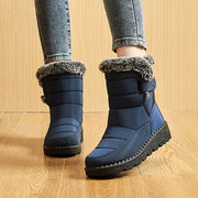 Cozy and Fashionable Women's Plush Snow Boots