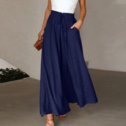 High Waist Wide Leg Pants - Sara closet