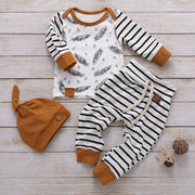 Printed Baby Boy Clothes Set - Sara closet