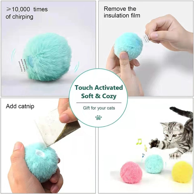 "Smart Plush Ball Toy: Engaging playtime fun for your pet, stimulating their intelligence and providing hours of entertainment."