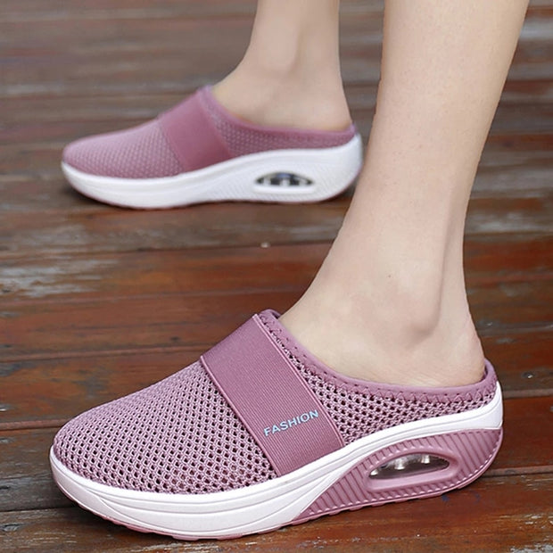 Women's Breathable Mesh Sandals - Comfortable and Airy Footwear for Summer