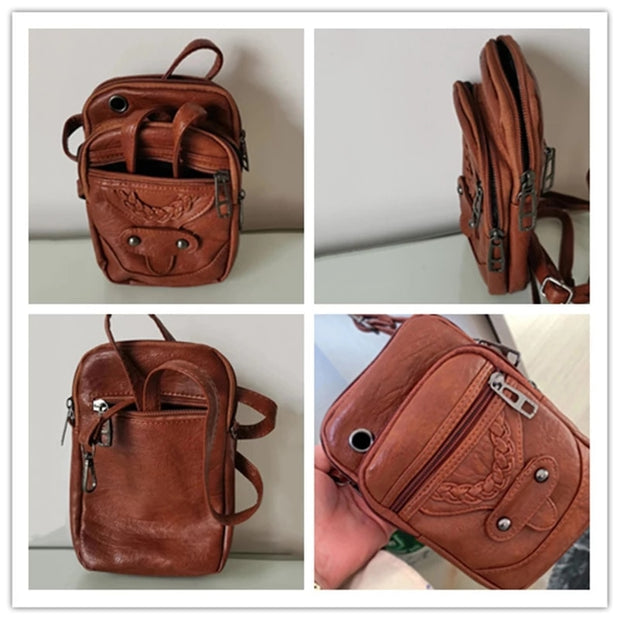 Multifunctional crossbody bag with multiple compartments, perfect for versatile use. Keep your essentials organized on the go with style and convenience.