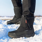 Men's Plush Winter Boots - Cozy and Stylish Footwear for Cold Weather Comfort