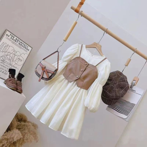 Long Sleeve Chiffon Baby Girl's Suits - Sara closet