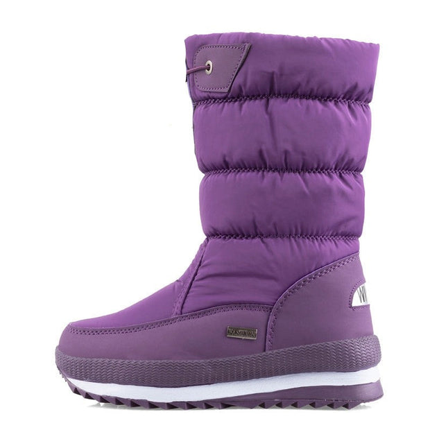 Stylish Mid-Calf Snow Velvet Boots for Women