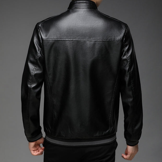 Men's Faux Leather Jacket - Sara closet