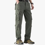 Men's tactical loose pants, combining durability and flexibility for outdoor activities. With reinforced stitching and multiple pockets, these pants are perfect for hiking, camping, or tactical training.