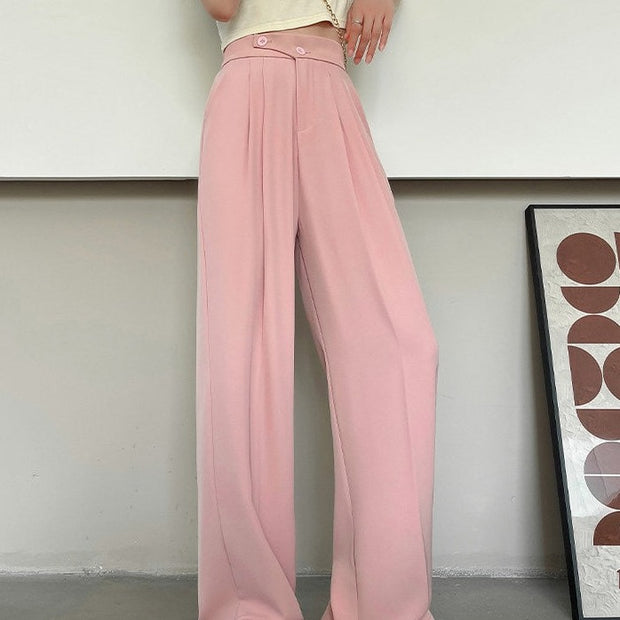 High Waist Straight Stacked Pants - Elevate Your Style with Sleek and Versatile Design. Perfect for Effortless Chic Looks and All-Day Comfort.