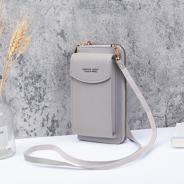 Luxury shoulder wallet bags, featuring a sleek and elegant design with high-quality materials. Perfect for carrying essentials in style and sophistication.