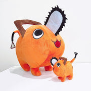 "Adorable anime chainsaw plush toy, combining the charm of anime with a quirky chainsaw twist for a unique and cuddly companion."