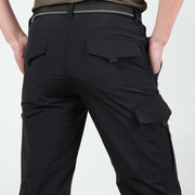 Men's lightweight tactical pants, combining durability and agility for outdoor activities. With a streamlined design and breathable fabric, these pants are ideal for hiking, camping, or tactical training.