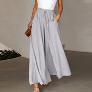 High Waist Wide Leg Pants - Sara closet