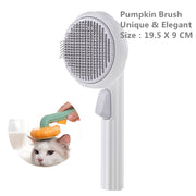 "Pet Pumpkin Brush: Groom your pet in style with this adorable pumpkin-shaped brush, making grooming sessions enjoyable for both you and your furry friend."