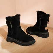 Warm Platform Boots - Cozy and Stylish Winter Footwear