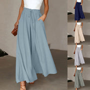 High Waist Wide Leg Pants - Sara closet