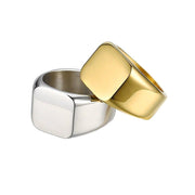 Rock punk wedding band ring crafted from stainless steel, featuring a round shape with a metal design. Surface width as specified, perfect for adding edgy style to your look.