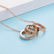 Three Ring Necklace - Sara closet