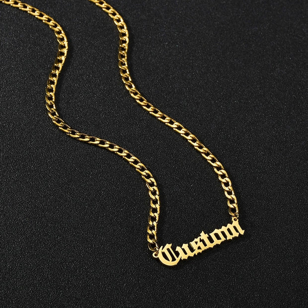 Personalized Pendant Name Necklace - Sara closet