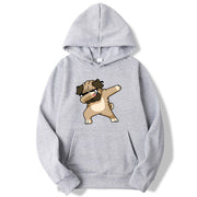 Men's Pug Print Hoodies - Sara closet