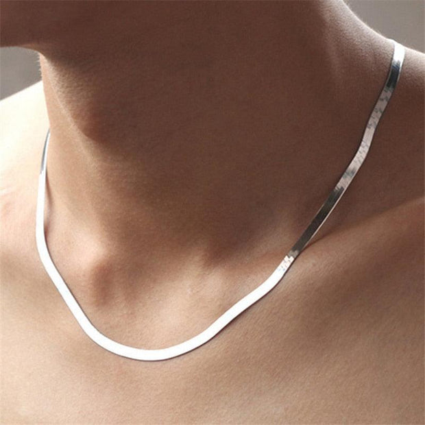 Silver Plated Necklace - Sara closet
