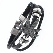 Braided Leather Bracelets - Sara closet