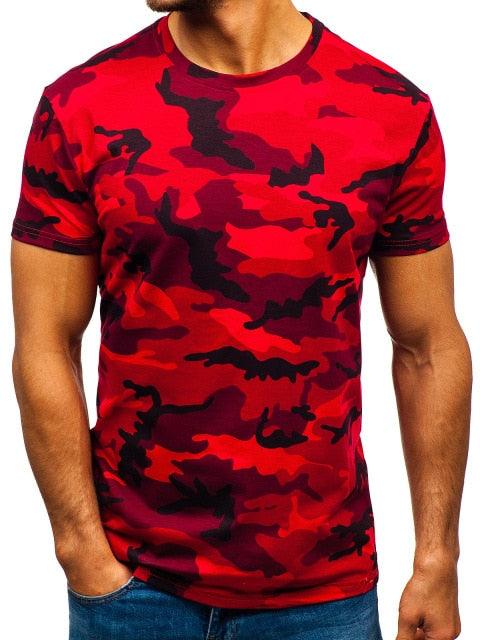 Men Casual Camouflage T-shirt - Sara closet