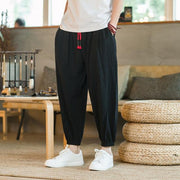 Men's casual ankle-length pants, offering comfort and style for everyday wear. With a relaxed fit and ankle-length design, these pants are perfect for casual outings and versatile styling.