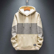 Men's Patchwork Hooded Sweatshirts - Sara closet