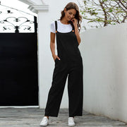Loose Casual Jumpsuit - Relaxed and Comfortable One-Piece for Effortless Everyday Style