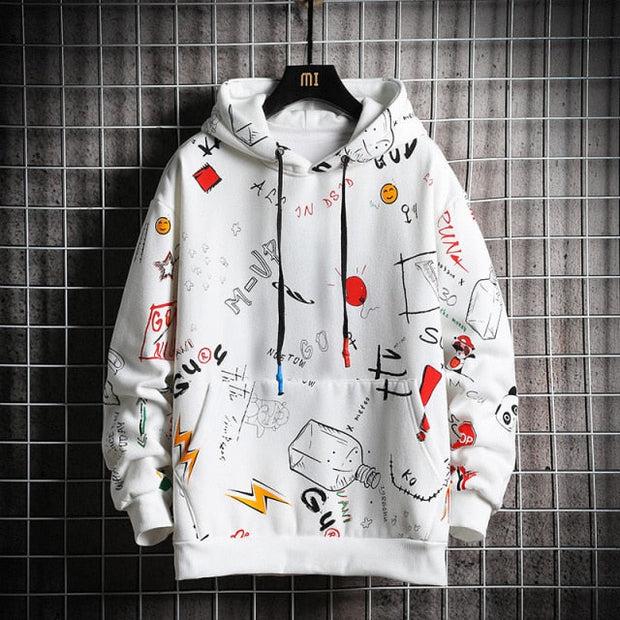 Men's Hip Hop Anime Hoodies - Sara closet